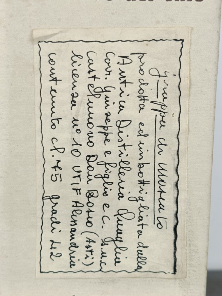 Quaglia Cav. Giuseppe 1979 - Grappa di Moscato  - 0.75 升 - 2 瓶 #1.0