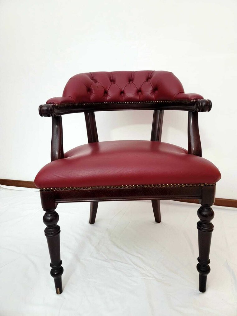 Szék - Fa, Bőr, Vas - Sedia Chesterfield #3.2