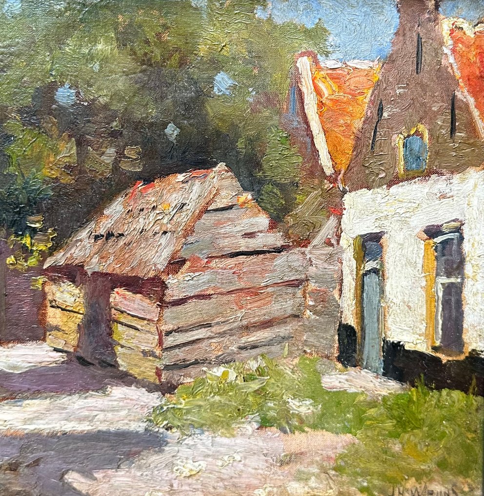J.H Weijns (1864-1945) - Zonnige dag in Katwijk #3.2