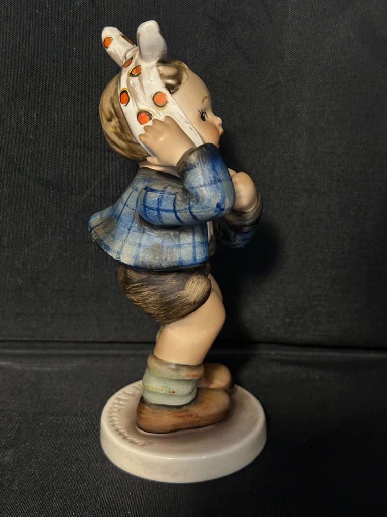 Goebel - 雕像 - Collectible Hummel Goebel Figurine 1951 #217 "Boy with toothache" - TMK4 - 瓷, 陶瓷 #3.2