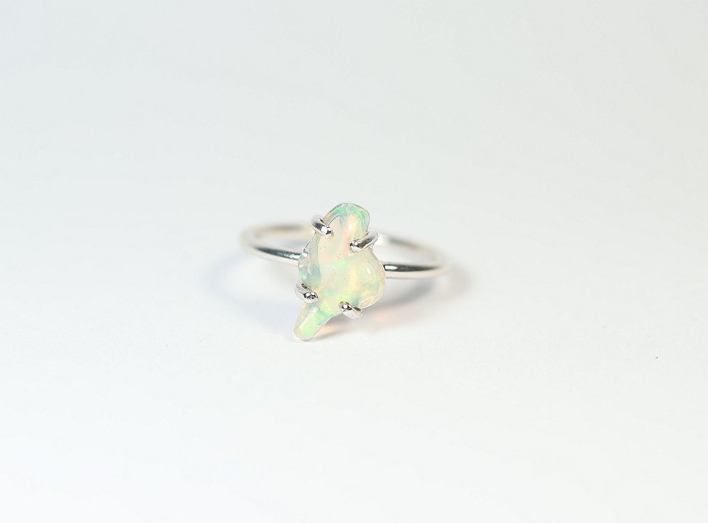 Äthiopischer Opal / Welo-Opal Ring / neu- 1.74 g - (1) #1.0