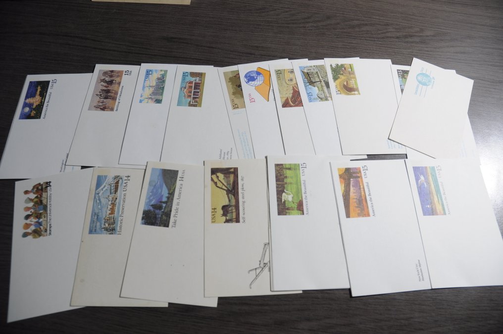 USA  - Party with hundreds of PWS cards, postcards, and more in a box. #1.0