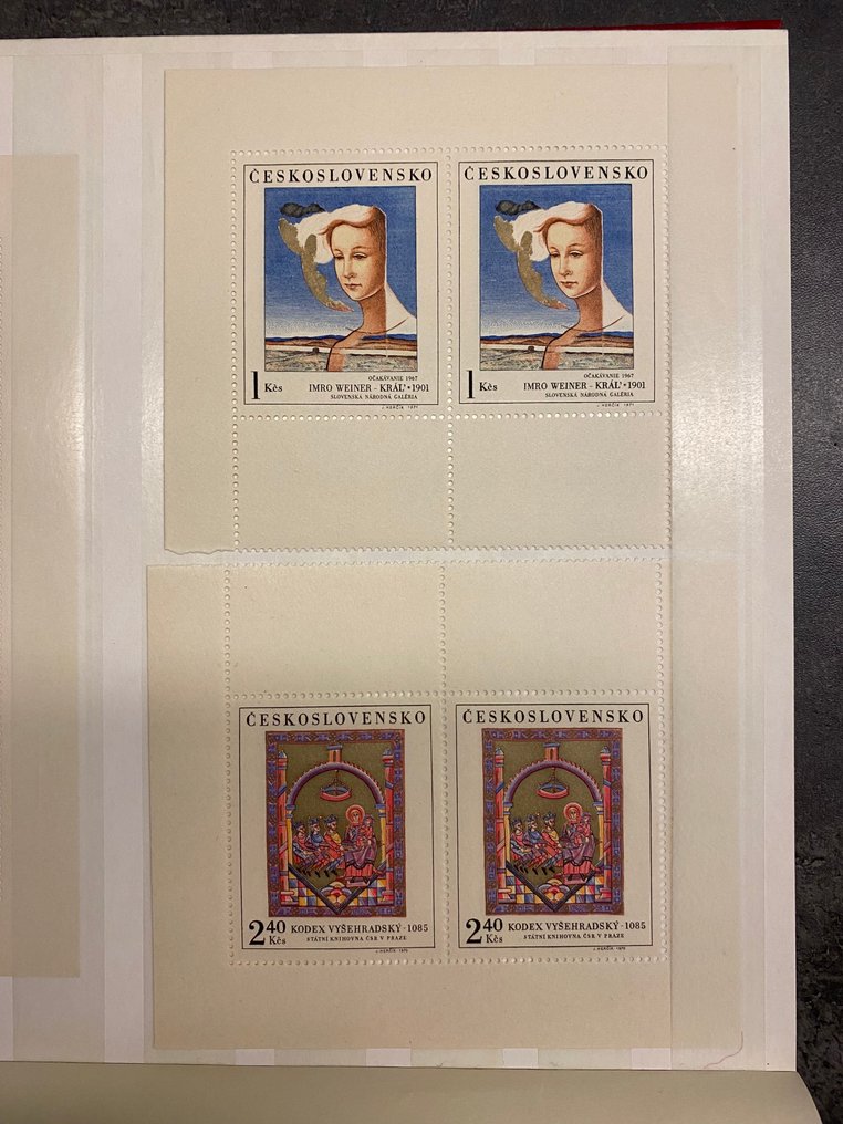Csehszlovákia 1970/1985 - 50 friss bélyegblokk #2.1
