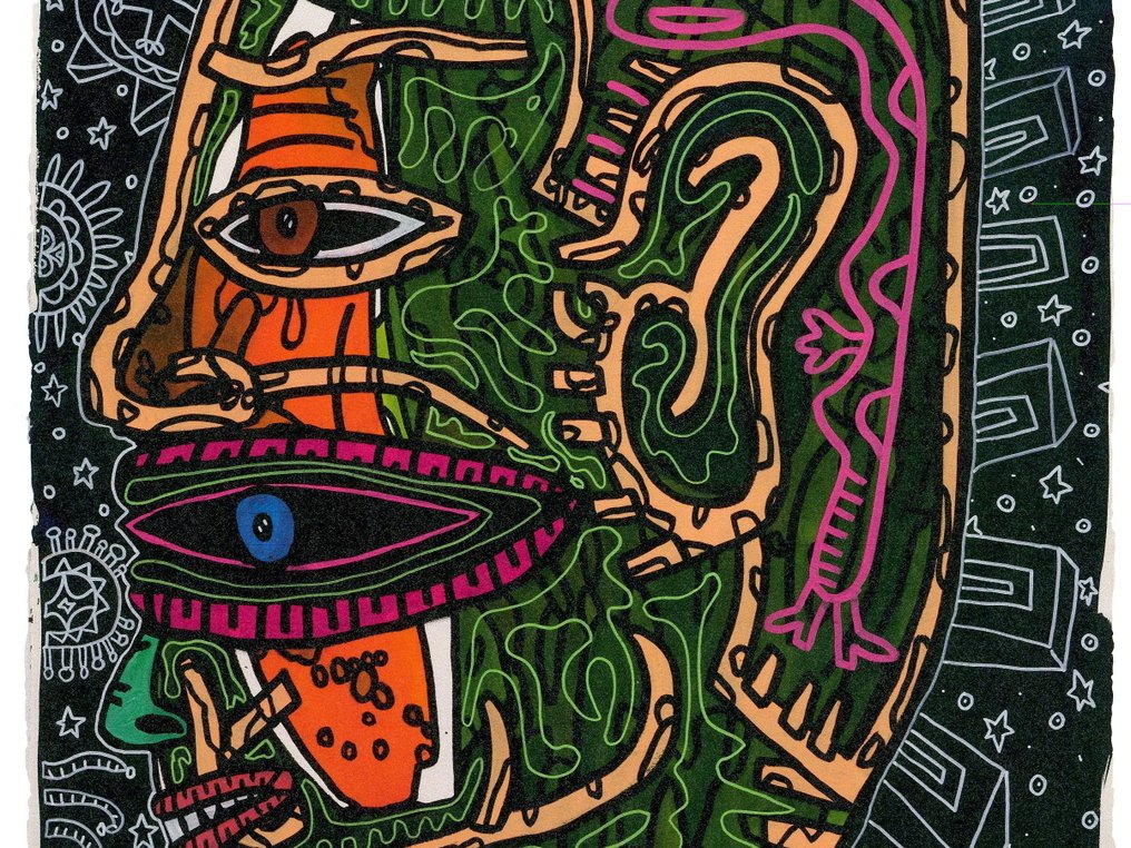 Robert Combas (1957) - Portrait #2.1