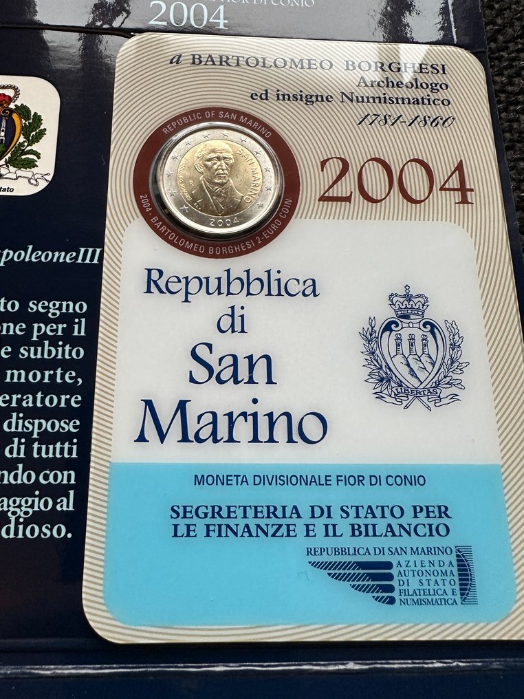 Σαν Μαρίνο. 2 Euro 2004 "Bartolomeo Borghesi"  (χωρίς τιμή ασφαλείας) #2.1