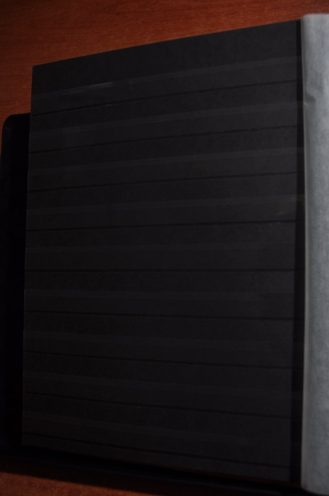 配饰  - 7 本空白库存簿，带黑色页面，状态整洁。 #4.3