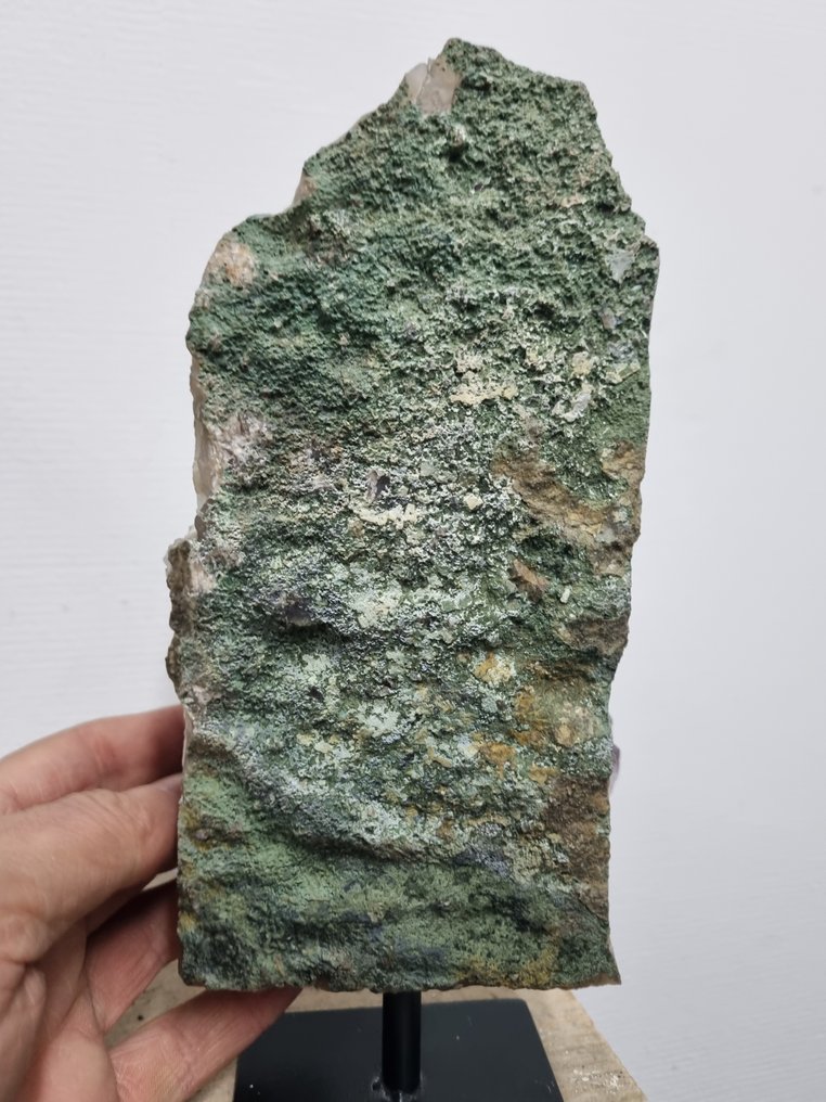 NO RP - ametista viola HQ su supporto in acciaio di lusso. - Altezza: 235 mm - Larghezza: 120 mm- 2334 g #4.3