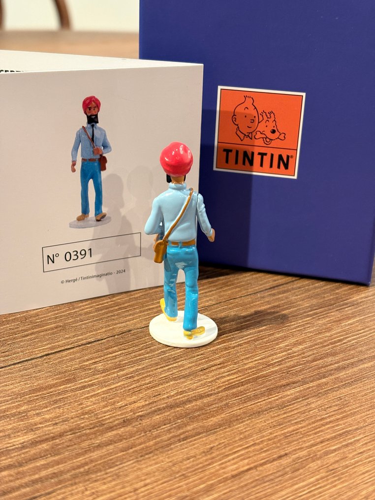 Αγαλματίδιο - Collection Carte de Vœux 1972 - Moulinsart Tintin réf 46548 - Μόλυβδος #2.1