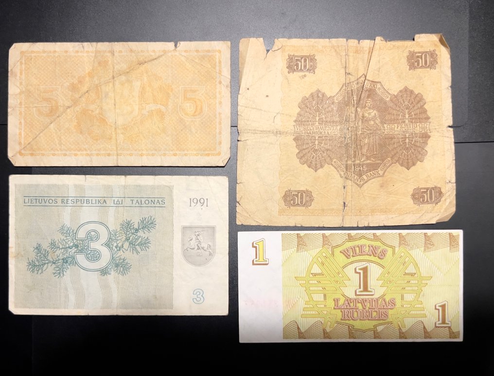 Maailma. - 15 banknotes - various dates  (Ei pohjahintaa) #4.3