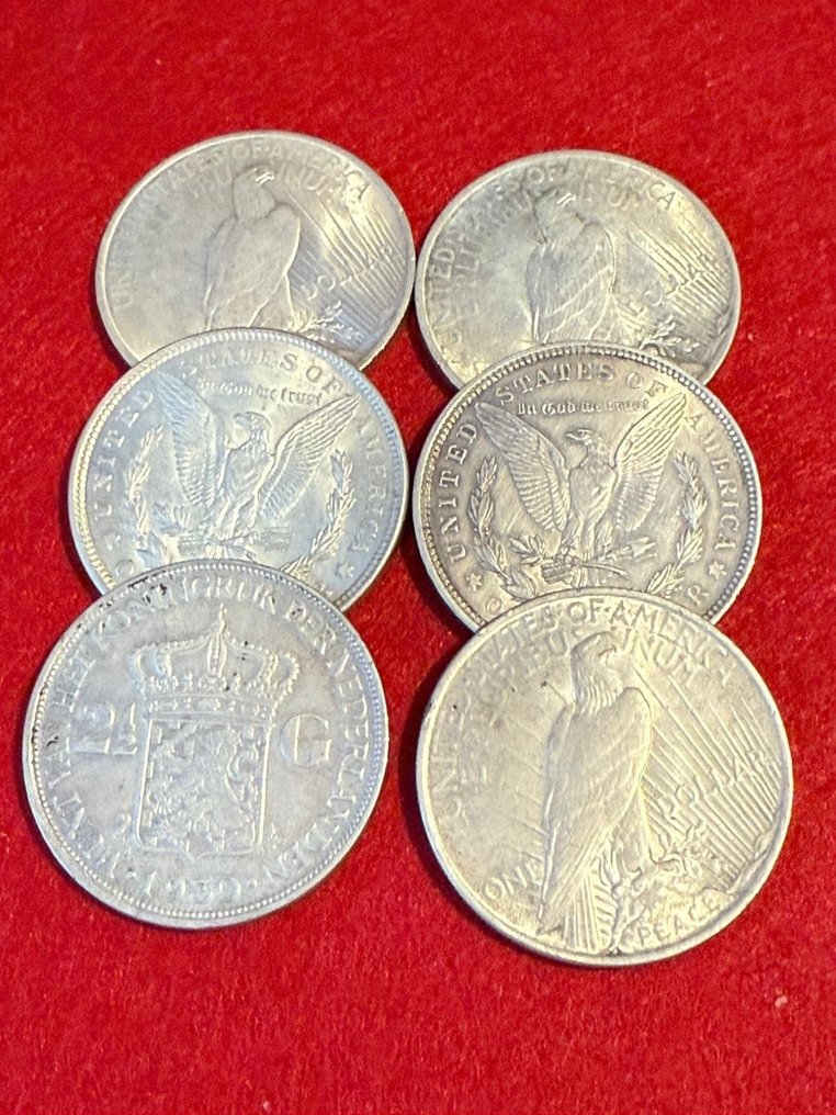 Verenigde Staten, Nederland. Collection of coins (Zonder minimumprijs) #1.0