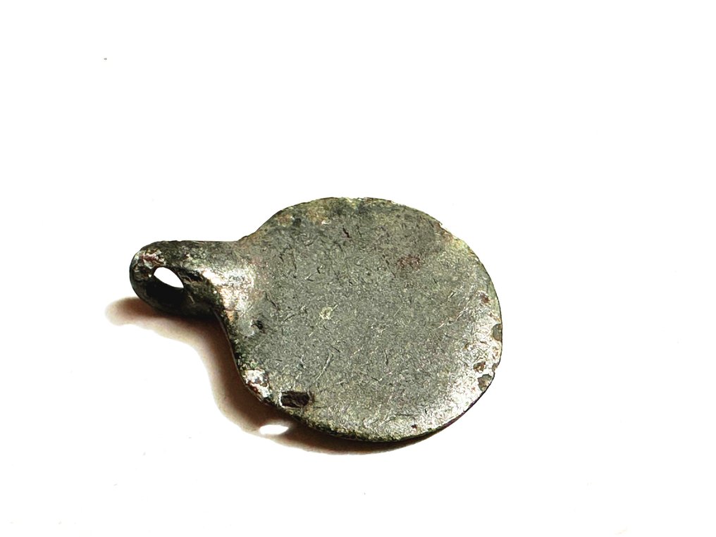 Εποχή των Βίκινγκς Μπρούντζος Μενταγιόν – Ηλιακό Σύμβολο, Εποχή των Βίκινγκ, 9ος–11ος αιώνας μ.Χ., Amulet - 22 mm #4.3