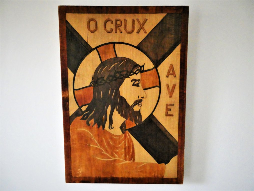  十字架 (2) - 木, 金属 - 1900 - 1950 - 面板 十字架像 耶稣  #4.3