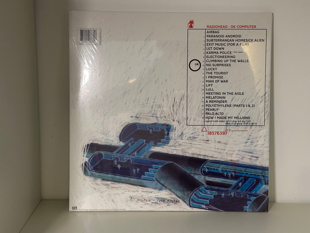 Radiohead - Ok Computer Oknotok 1997-2017 - Άλμπουμ 3xLP (τριπλό άλμπουμ) - 2017 #2.1