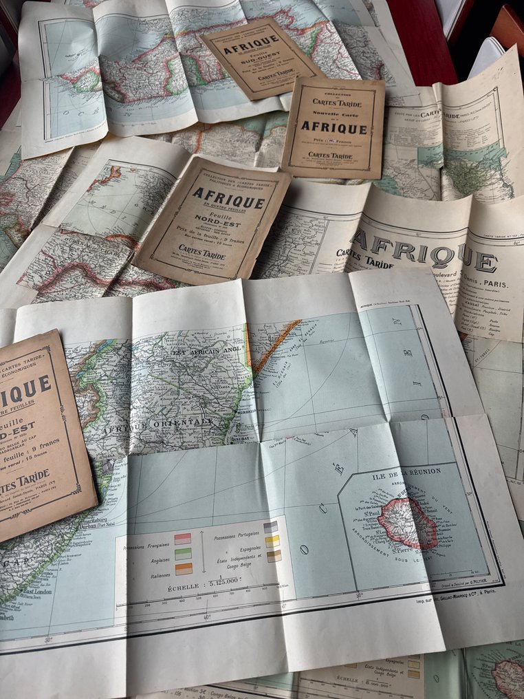 Αφρική - Αφρική; Cartes Taride - Afrika - 1921-1950 #2.1