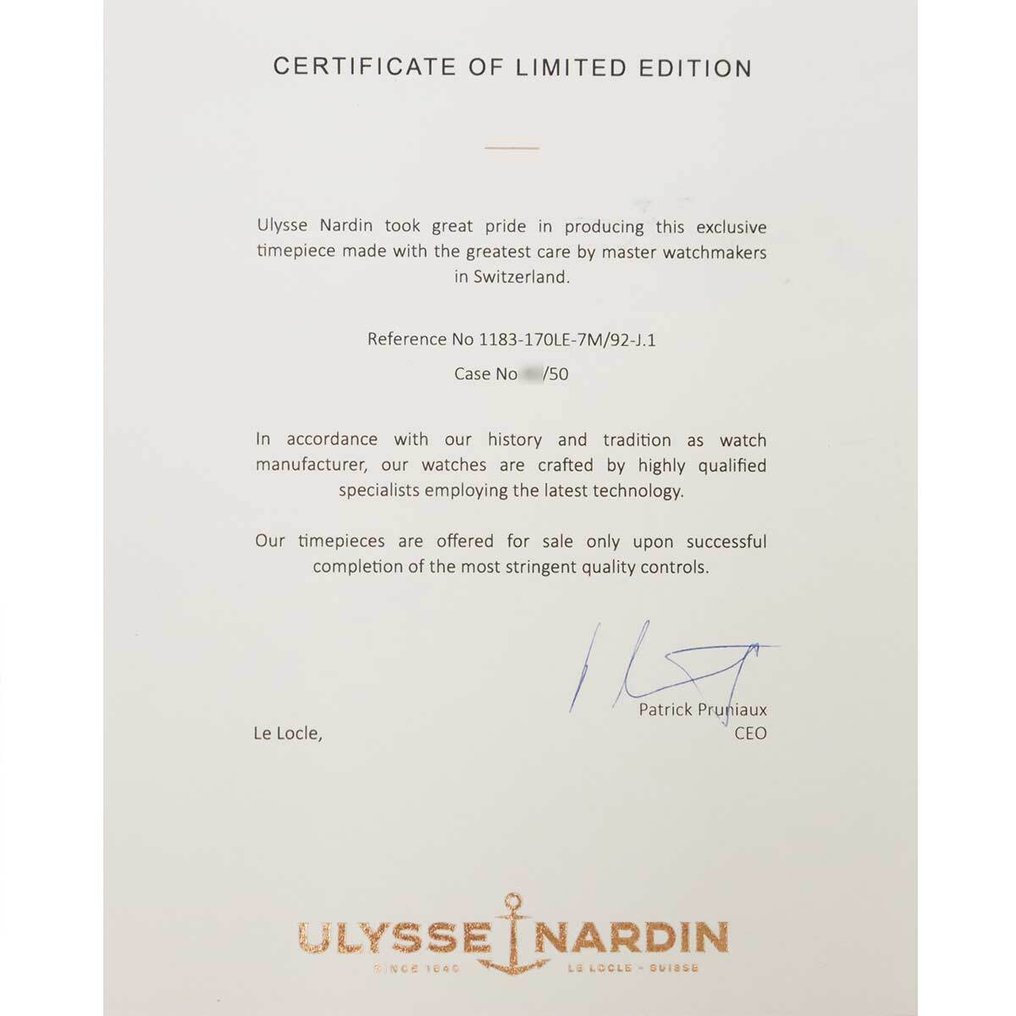 Ulysse Nardin - Diver chronometer - 1183-170/92-J1 - Uomo - 2020+  #2.1