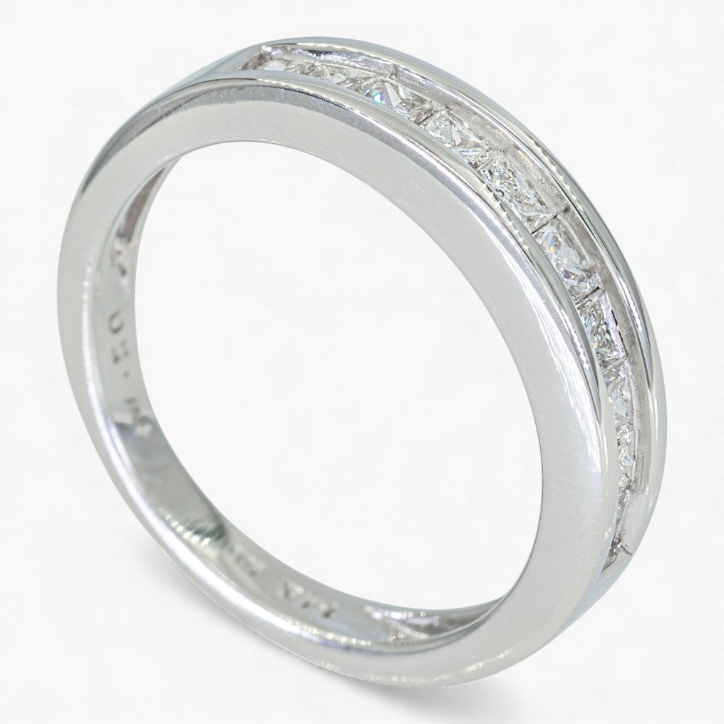 χωρίς τιμή ασφαλείας - Δαχτυλίδι - 14 καράτια HRD, Λευκός χρυσός -  0.50ct. tw. Διαμάντι (Φυσικό) #2.1