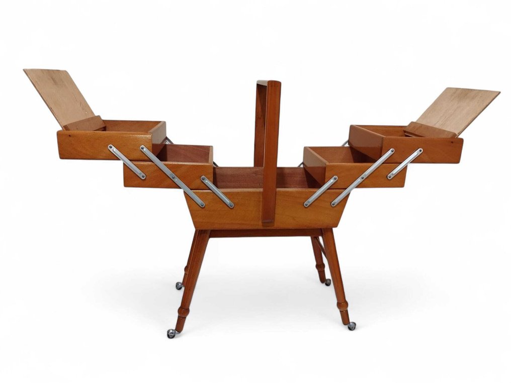 Varródoboz - Fa, Fém - Varrógépasztal #3.2