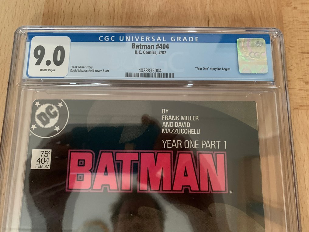 Batman #404 Year One storyline begins - 1 Graded comic - First edition - 1987 - CGC 9 #2.1