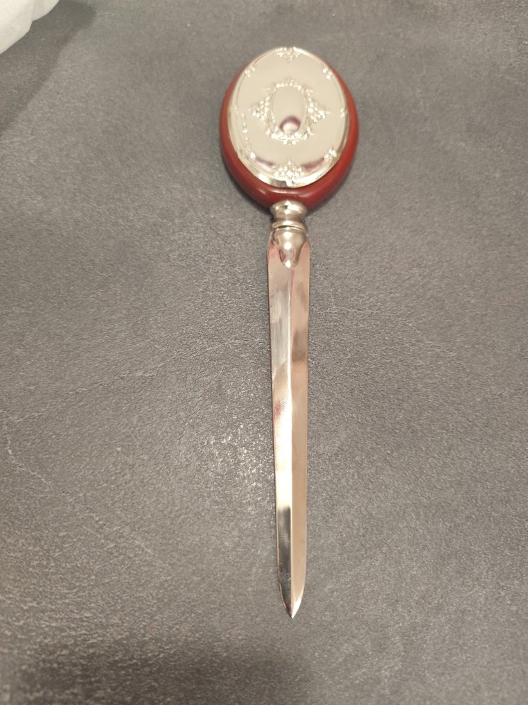 Brevkniv - .925 silver, Trä #1.0