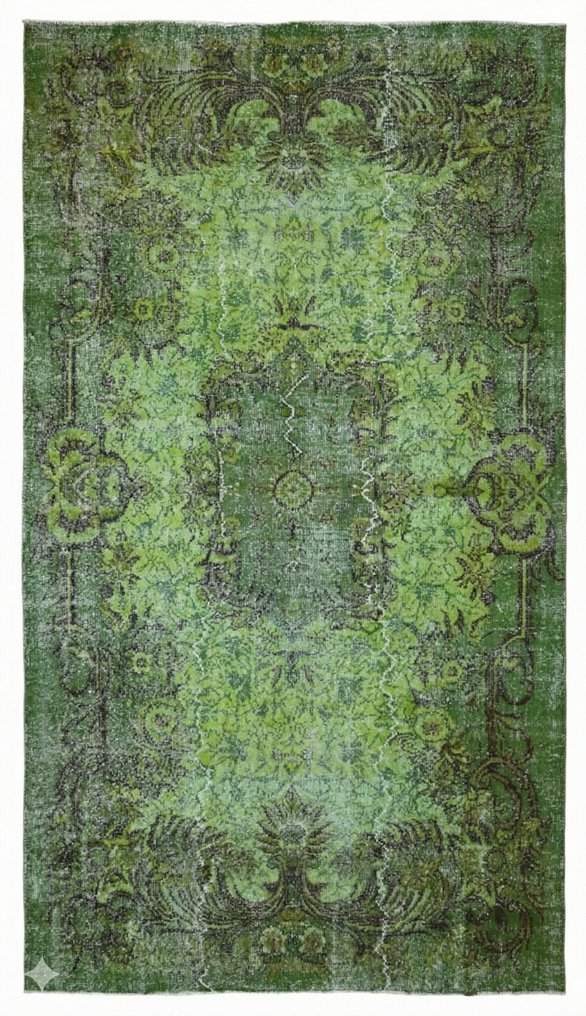Πράσινο vintage - Χαλί - 305 cm - 160 cm - με πιστοποιητικό #1.0
