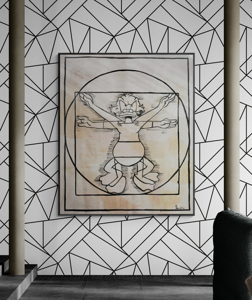 NUE Antonella Castrovillari - Vitruvian Scrooge - Disney Pop Art #1.0