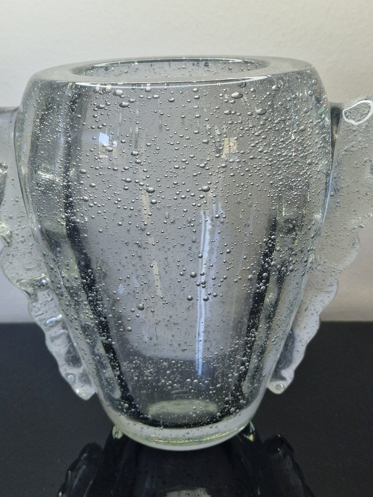 Daum - Vase  - Crystal - Signed #1.0