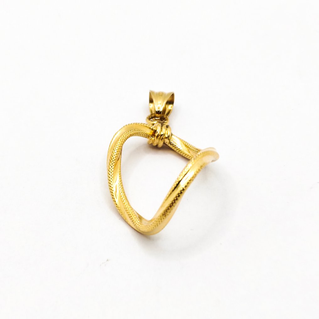 Zonder minimumprijs - Hanger - 18 karaat Geel goud #1.0