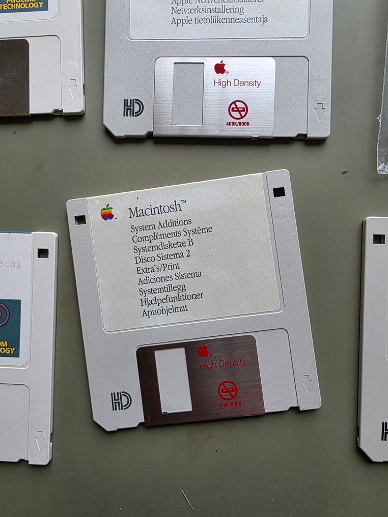 (No reserve price) Apple lot software and manuals + original sticker - Macintosh - Com caixa de substituição #4.3