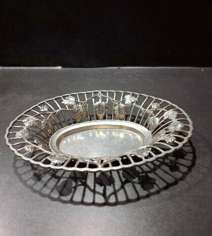 WMF / Geislingen - Καλάθι με καραμέλες - Αντίκες, πολυτελές, μπρούντζος, μοντέρνα, πιατέλα γλυκών. - Zilvertin #1.0