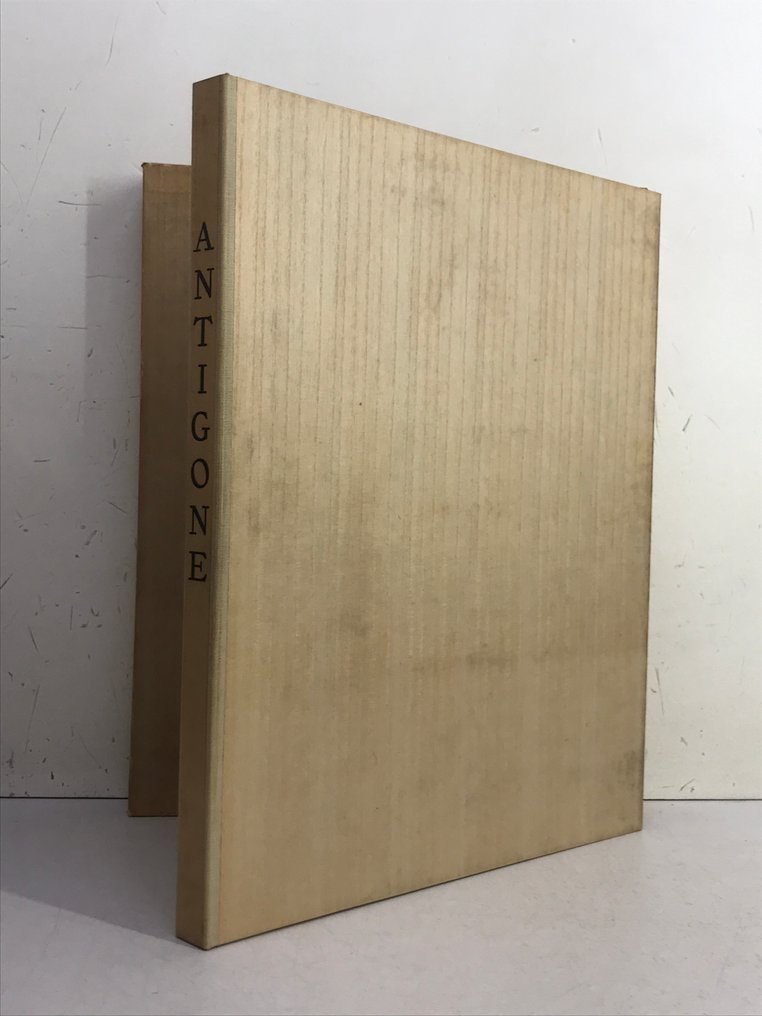 Signé; Léon Masson / Sophocle - Antigone. [1/9 sur Japon nacré pour le Duc de Massa] - 1935 #3.2