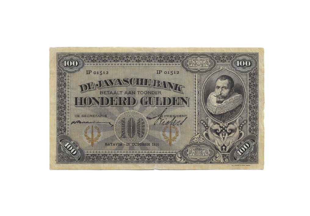 Hollandia. 100 Gulden 1930 / J.P Coen - Praasterink/Wichers (Nincs minimálár) #1.0