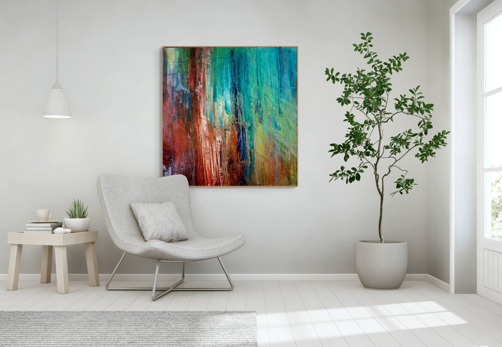 Sonia J. - "Silent Horizons N1"- XL- NO RESERVE #1.0