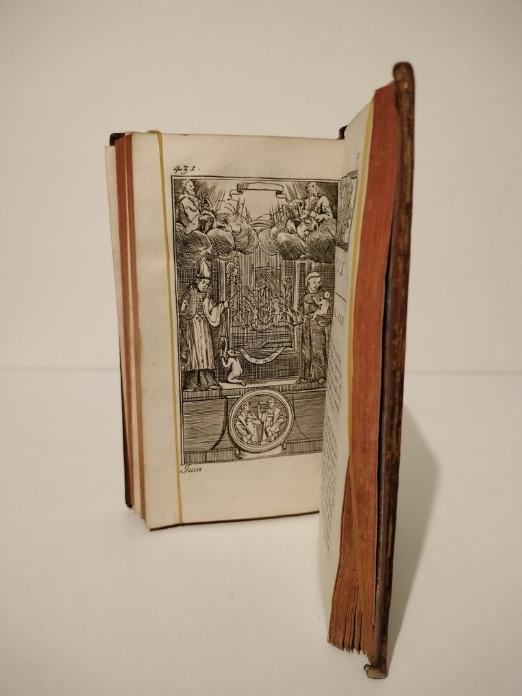Jean Etienne Grosez - Journal Des Saints Avec Une Meditation Tiree De La Vie Du Saint Ou D'une Maxime De L'evangile, , - 1765 #1.0