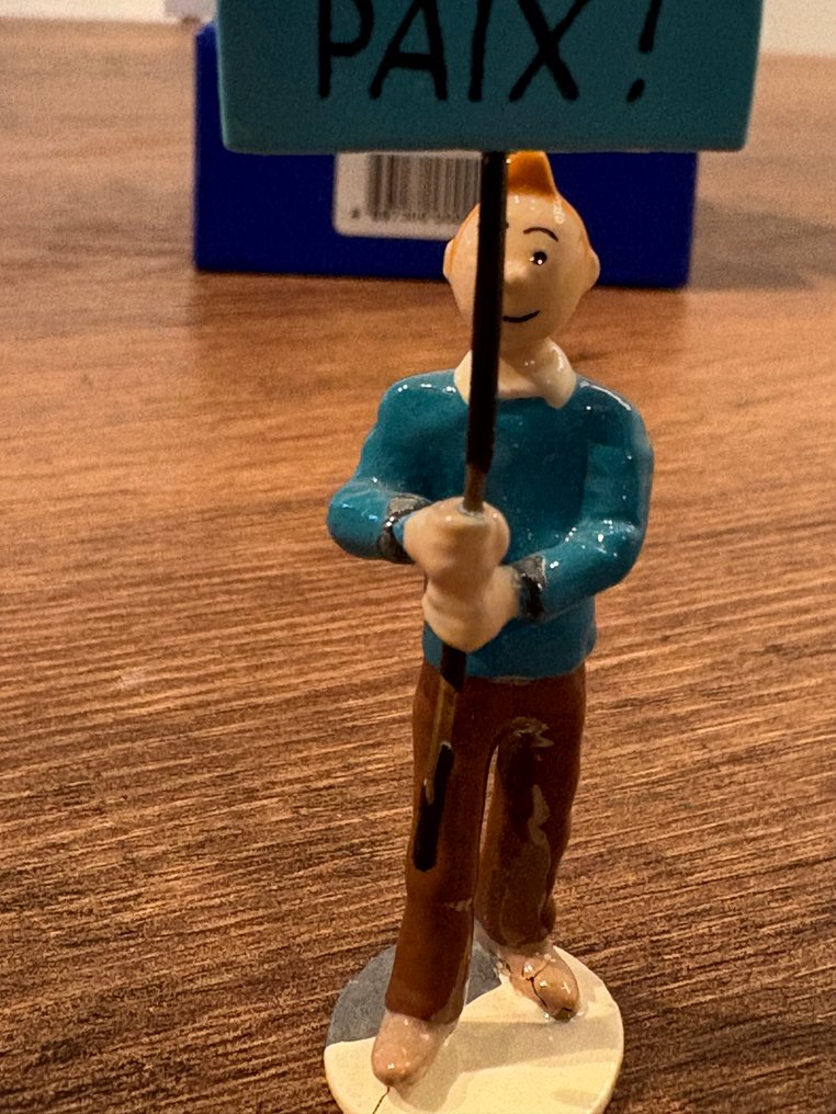 Statuetta - Collection Carte de Vœux 1972 - Moulinsart Tintin réf 46973 - Piombo #4.3