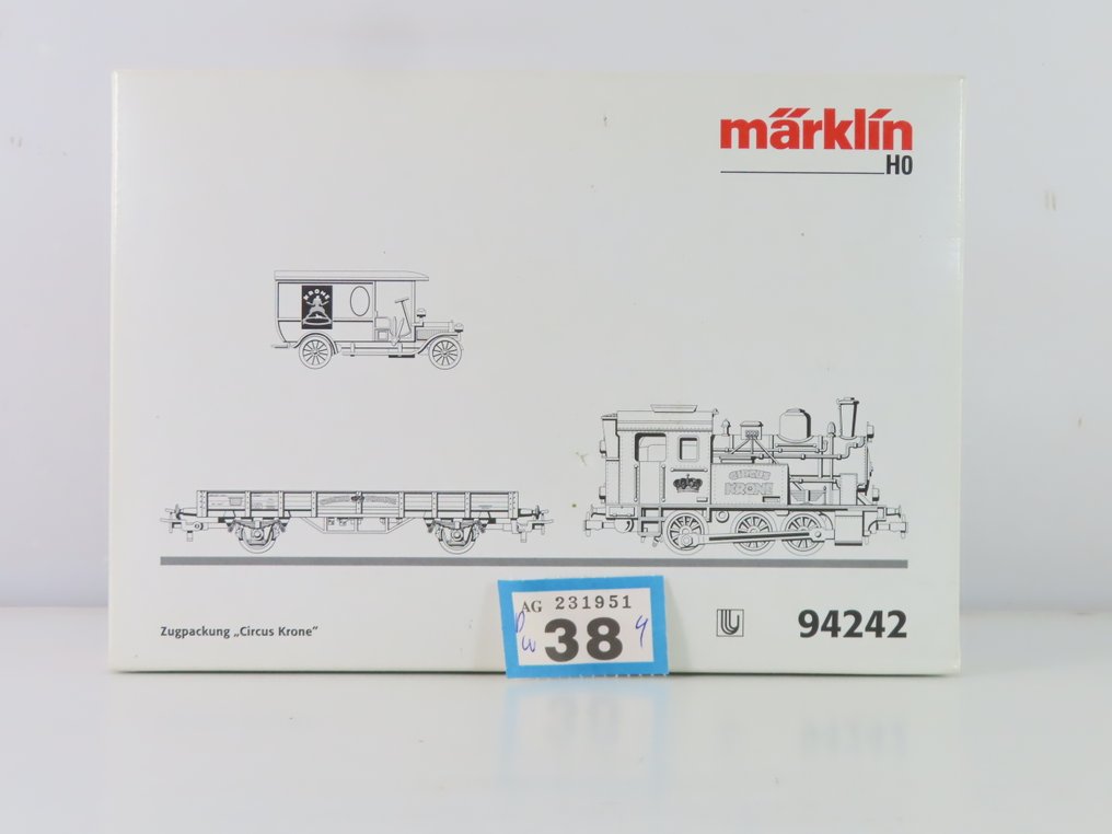 Märklin H0 - 94242 - Train set (1) - Three-piece set 'Circus Krone' #2.1