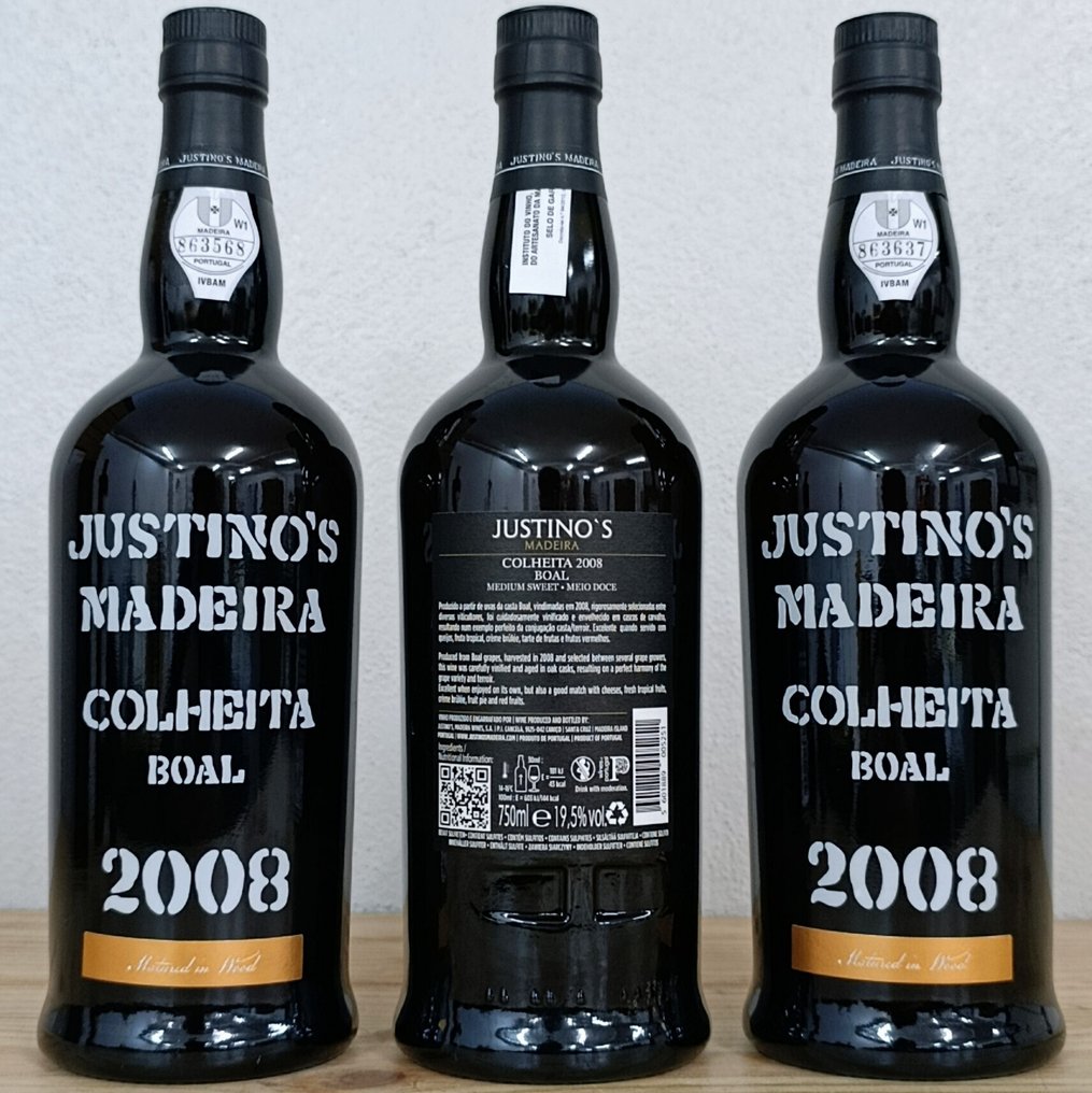 2008 Justino's Madeira, Colheita Boal - Μαδέρα - 3 Bottles (0.75L) #3.2