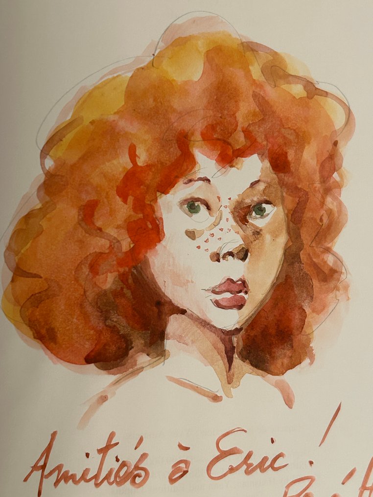 Les Trois cheveux blancs T1 + dédicace couleur - C - 1 Album - First edition - 1993 #1.0