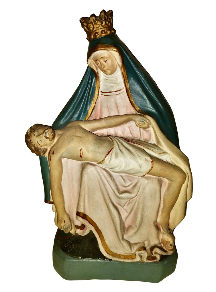 Statuette - Piëta - 31 cm - Gips #1.0