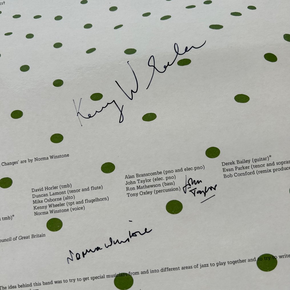 Kenny Wheeler - Song For Someone (SIGNED by Wheeler, Winston and Taylor!!) - Single Vinyl Record - 1977 #2.1