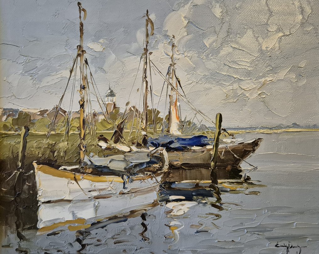 Erich Paulsen (1932) - Seestück, Fischkutter vor der Küste #1.0