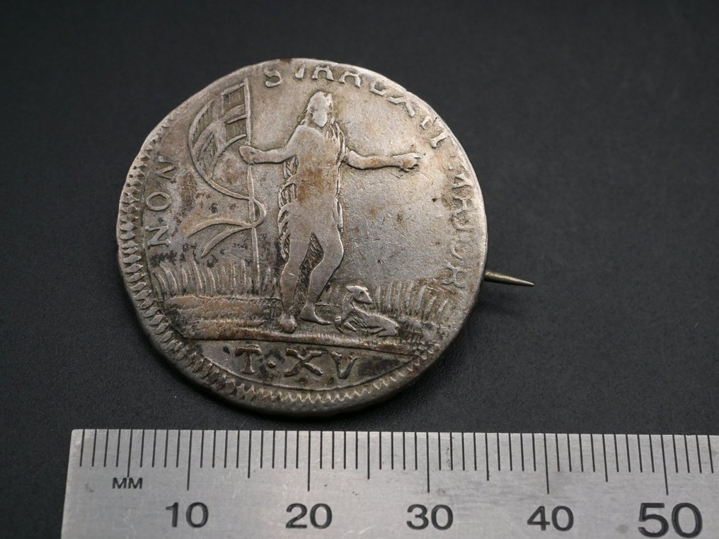 馬耳他, 1759. 15 Tarì - Manuel Pinto de Fonseca.  (沒有保留價) #3.2