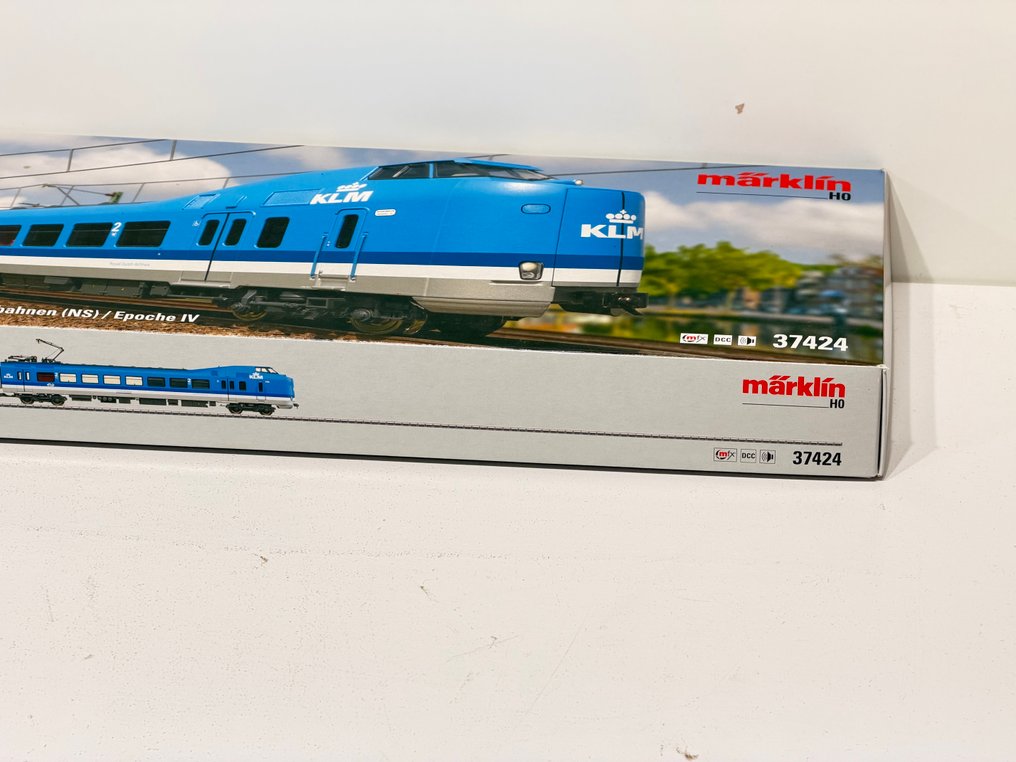 Märklin H0 - 37424 - Train unit (1) - Electric train set KLM 'Koploper.' - NS #3.2