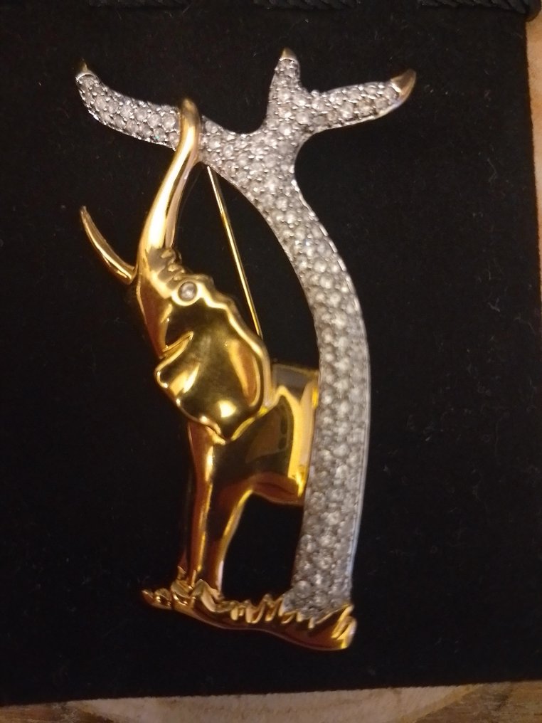 Swarovski - 雕像 - Broche olifant limited edition - 水晶 #3.2