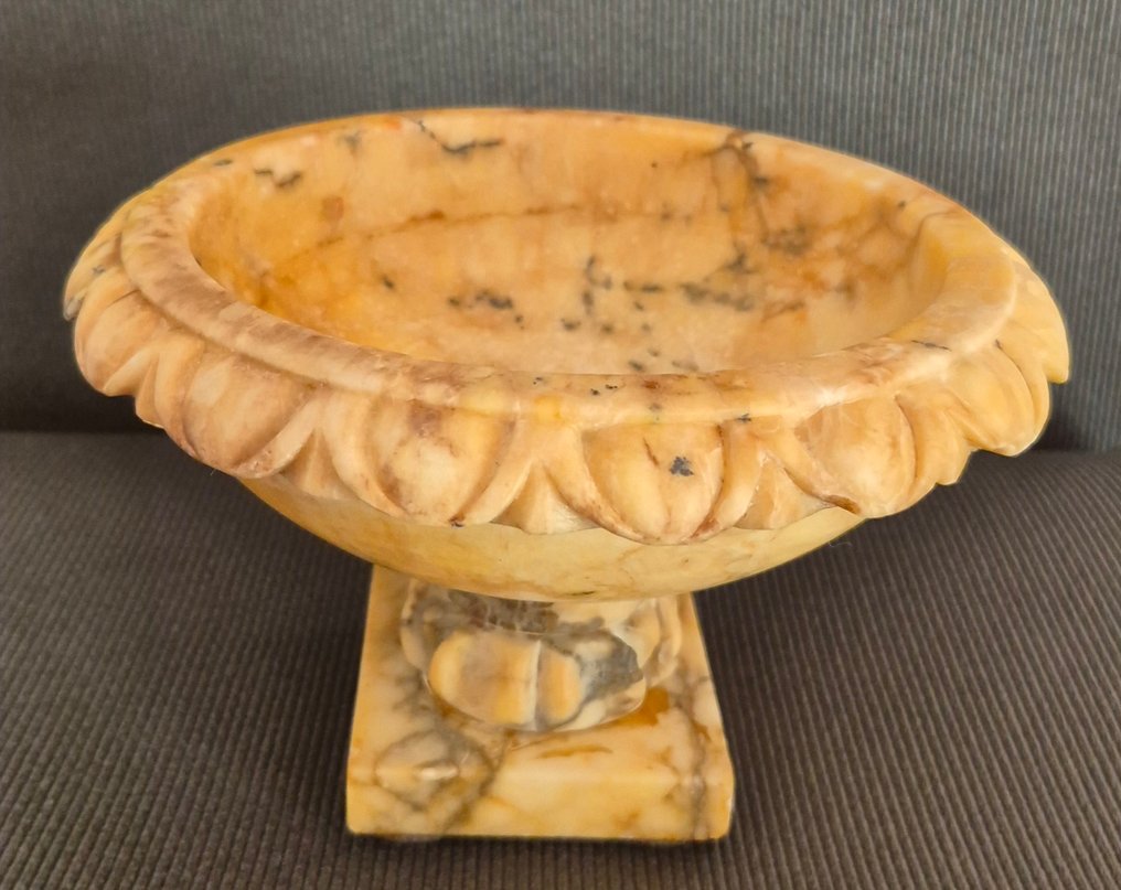 Tazza - Large Giallo Antico Marble - Grand tour Rome workshop #1.0