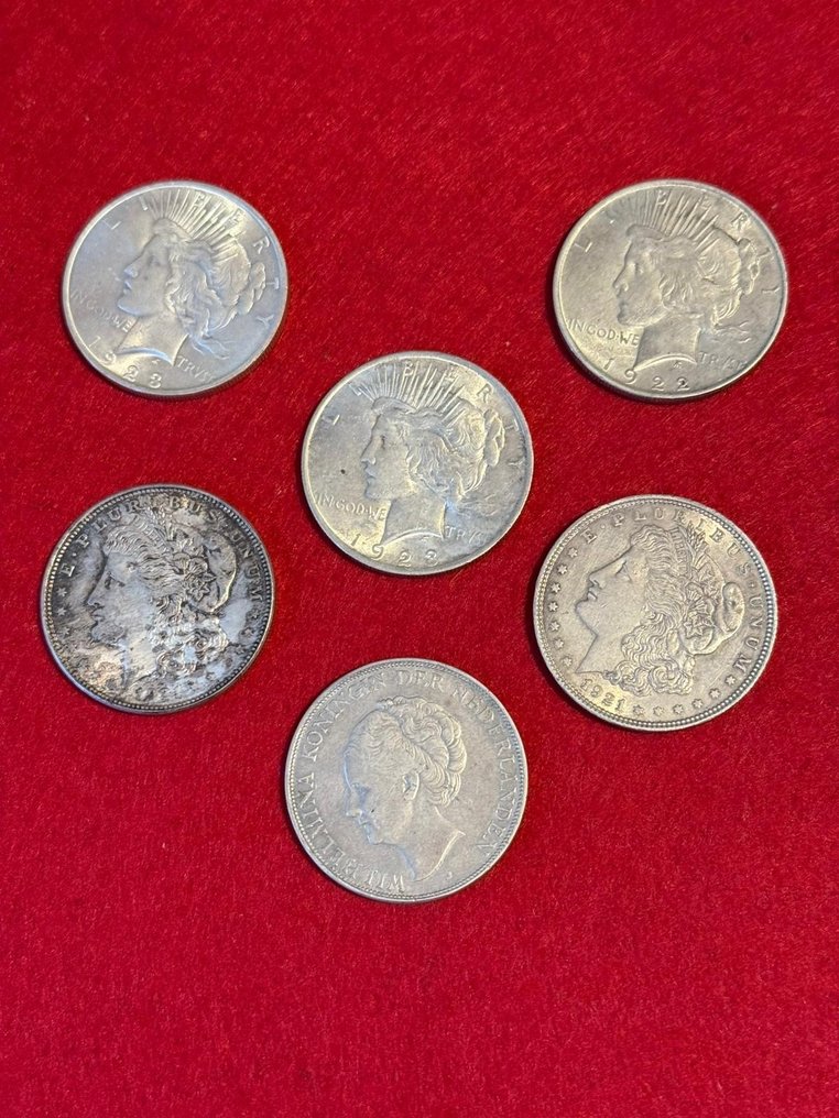 Verenigde Staten, Nederland. Collection of coins (Zonder minimumprijs) #2.1