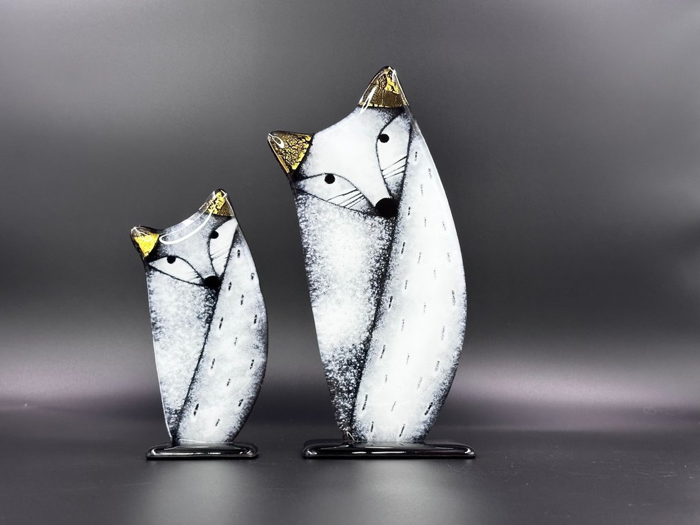 Studio Habrat - Beeldje - Fox (2) - fusing #3.2