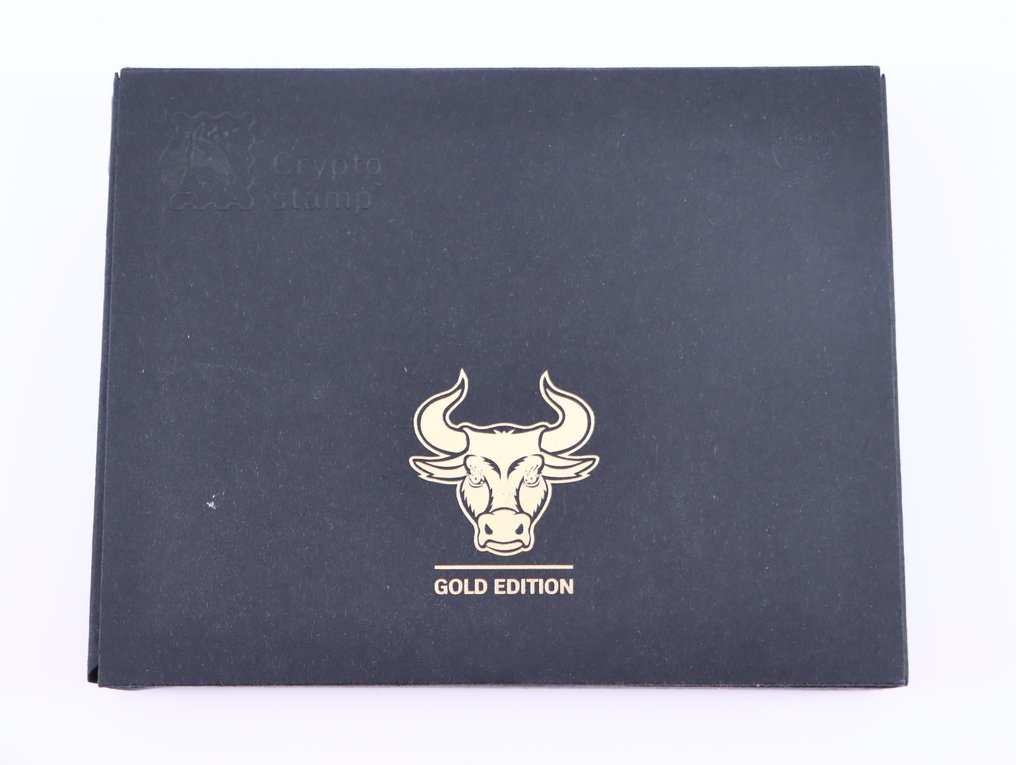 荷蘭. Crypto Stamp "Gold Edition Bull" 2022 / 1 Gram Gold 24K #4.3
