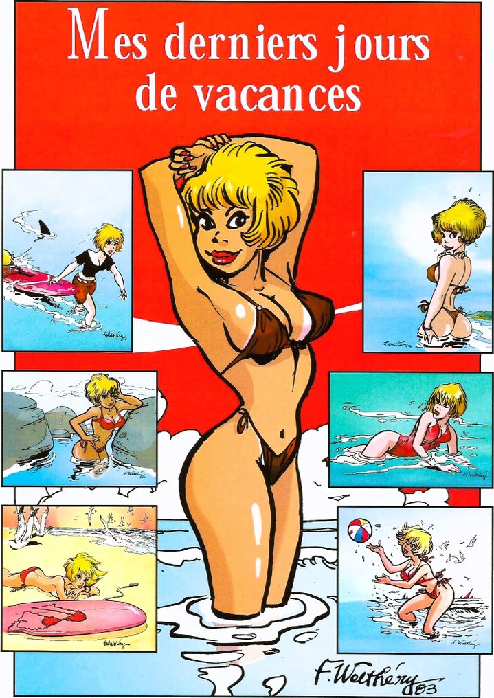 François Walthéry - 1 Portfolio - Natacha - Mes derniers jours de vacances - Hors Commerce #1.0