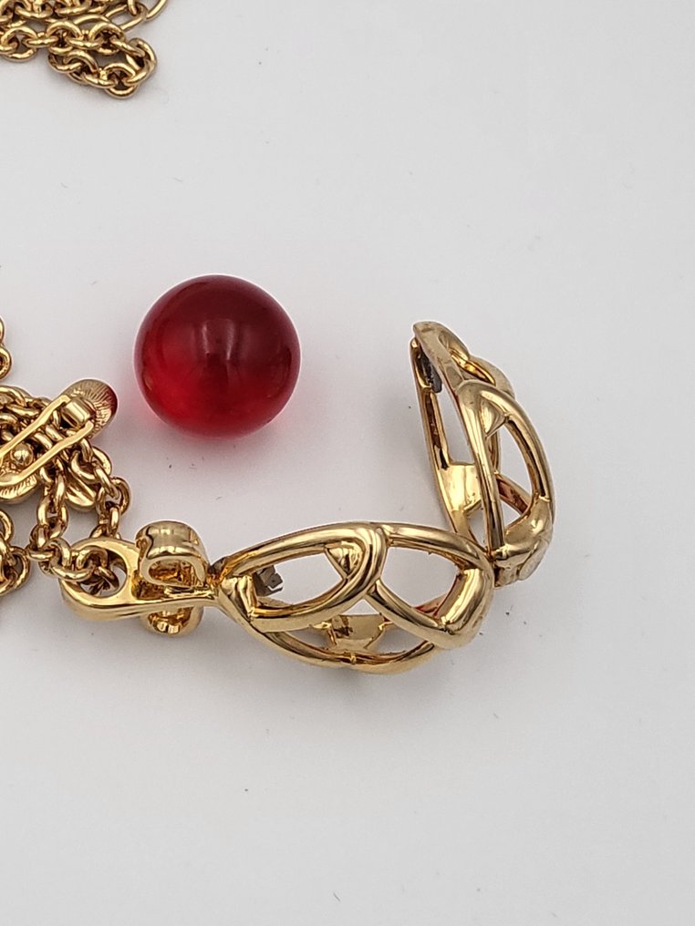 Joan Rivers - Modulärt couture-halsband – Joan Rivers Classics Collection – Guldpläterat – Utbytbara cabochons - Statement-halsband #4.3