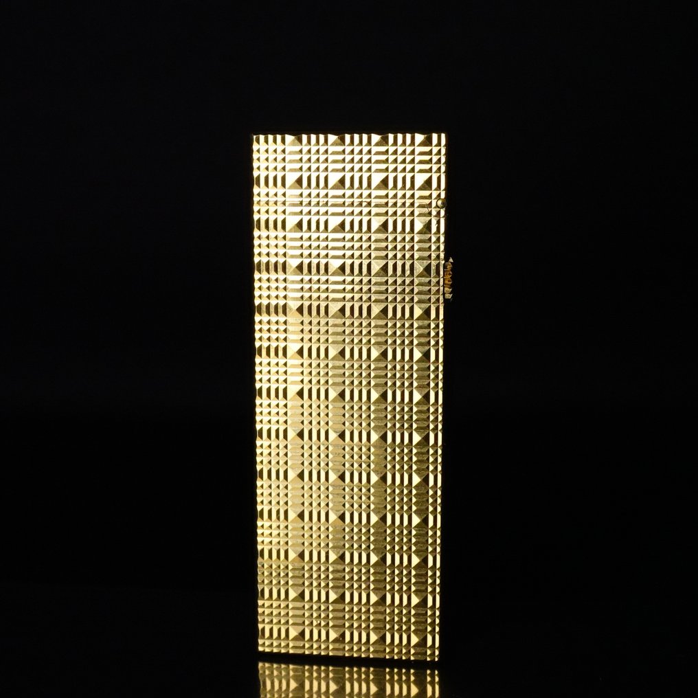 Dunhill - Tartan Pattern Rollagas Lighter - Senza prezzo di riserva - Accendino - Placcato oro #3.2